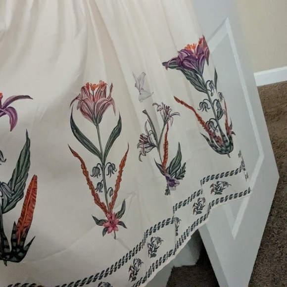 Commense Ivory Maxi Dress with Colorful Floral Details - Picture 3 of 5